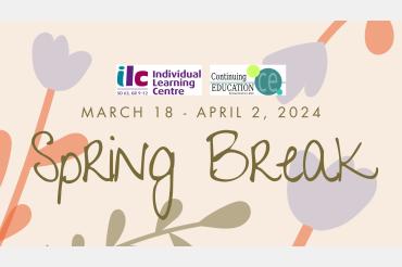 Spring Break March 18-April 2, 2024