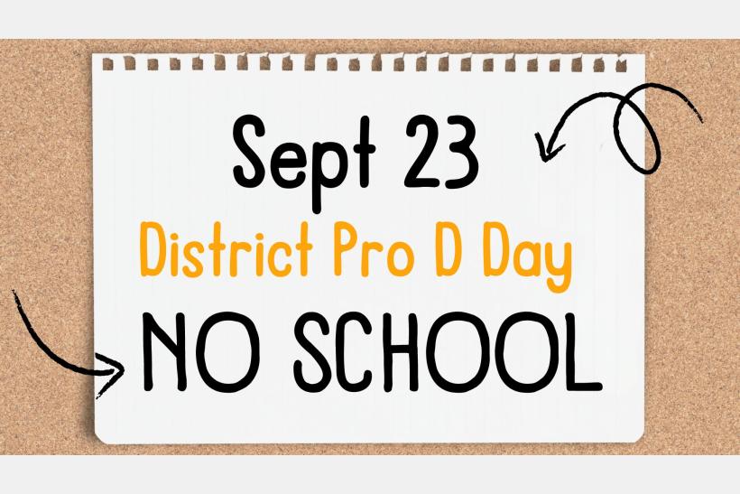 Non-Instructional Day Sept 23rd 2024